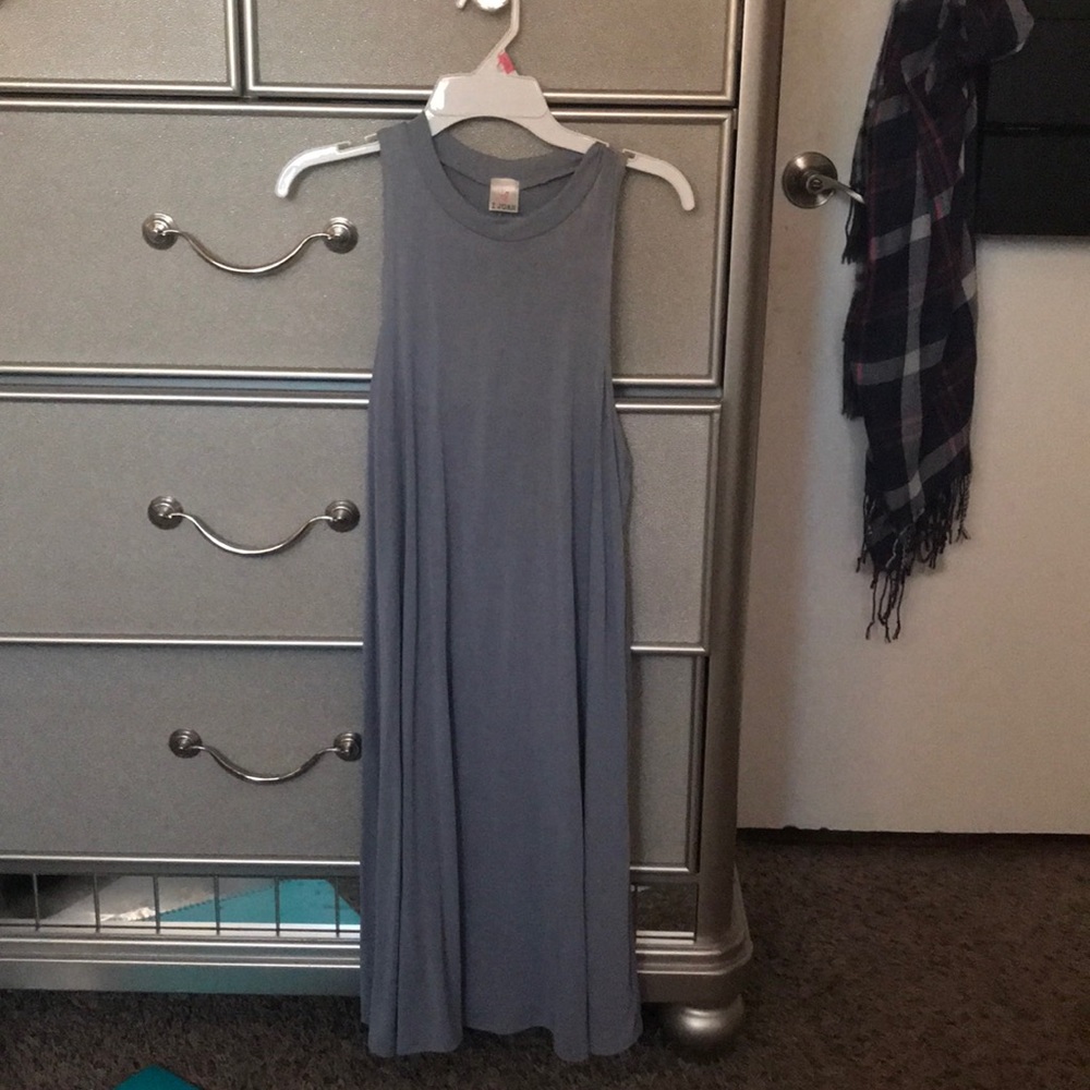 Light blue long dress